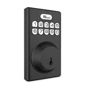 Cerradura Inteligente Qolsys IQ LOCK-PGK-MB - PowerG, Níquel Satinado