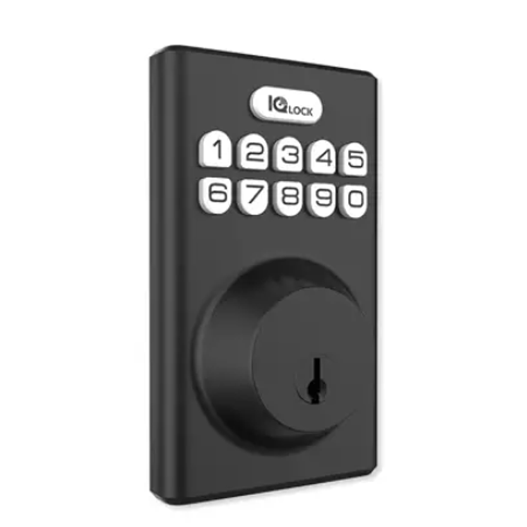 Cerradura Inteligente Qolsys IQ LOCK-PGK-MB - PowerG, Níquel Satinado 1