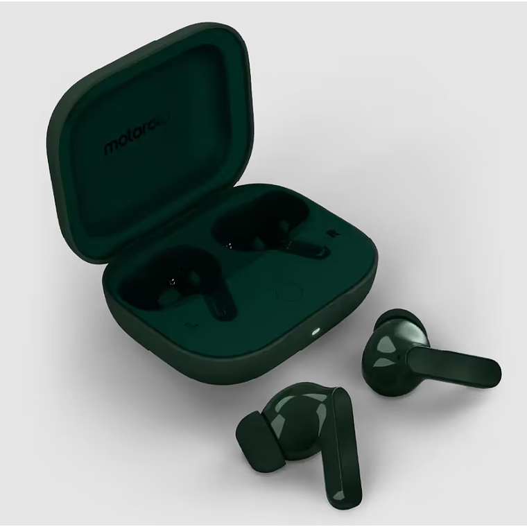 Audífonos inalámbricos Motorola, buds 2 Posy Green 1