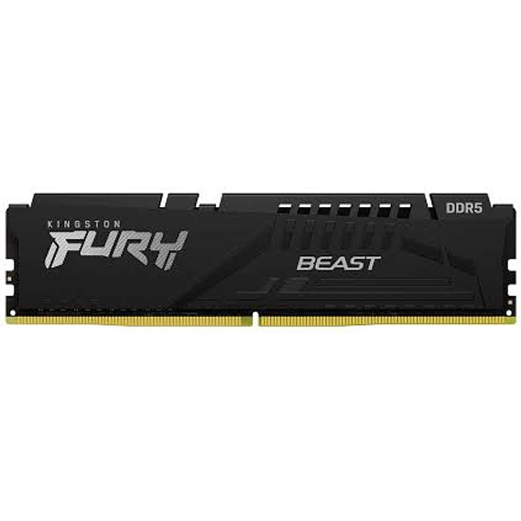 Memoria ram 32GB DDR5 6000Mhz CL36 Dimm Kingston Fury Beast Black - Unbuffered 1