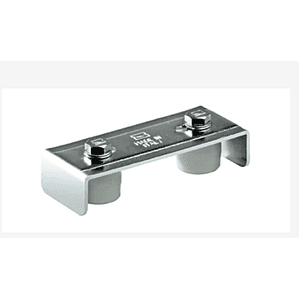 Placa de doble regulación para puertas de 2 columnas.