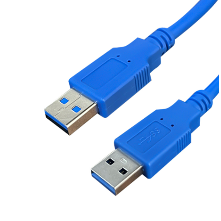 Cable USB 3.0 macho a macho USB 3.0 color azul 3 mts 1