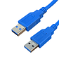 Cable USB 3.0 macho a macho USB 3.0 color azul 3 mts - Miniatura 1