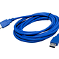 Cable USB 3.0 macho a macho USB 3.0 color azul 3 mts - Miniatura 3