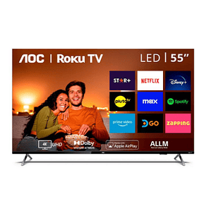 Televisor Led 55“, 4K UHD, Smart TV, Roku HDR