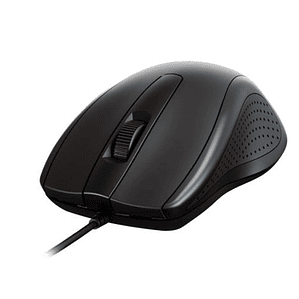 Mouse Óptico Xtech XTM-206, 3 Botones, 1200 DPI, Ambidiestro, USB, Negro