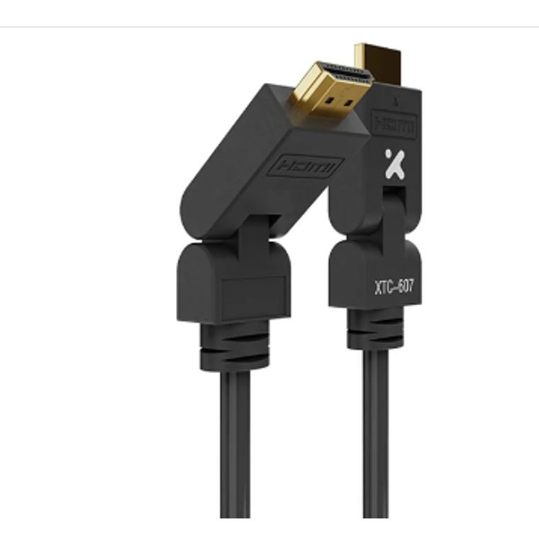 Cable HDMI 1.8m giratorio 180° - Xtech  1