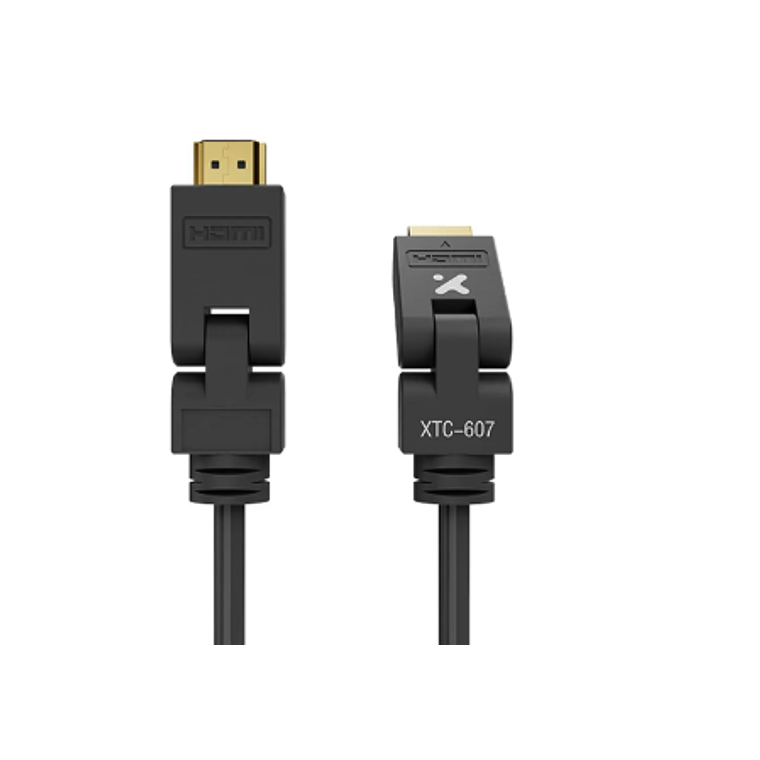 Cable HDMI 1.8m giratorio 180° - Xtech  2