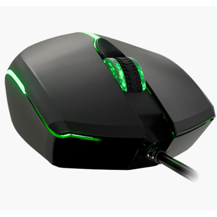 Mouse óptico cableado de 4 botones con luces - Xtech - XTM-218  1