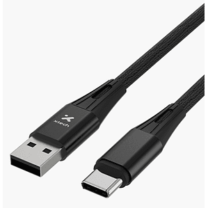 Cable USB-C a USB-A 1,8 metros, blindaje trenzado - Xtech 