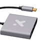 Adaptador Multipuerto Xtech XTC-566, USB-C a HDMI (H), USB-C (H), USB 3.0(H), Aluminio  - Miniatura 2