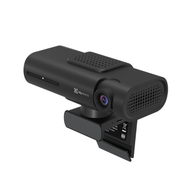 WebCam -Klip Xtreme KWC-950 (4K Ultra HD, Seguimiento IA, 2 Micrófonos, USB-C, Negro) 4