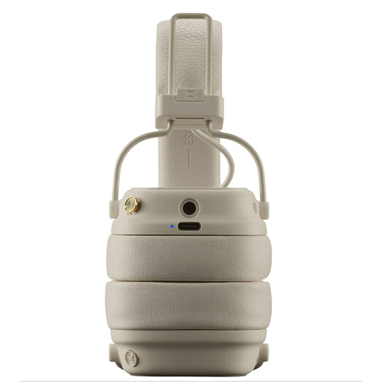 Auriculares inalámbricos Bluetooth Marshall Major V supraaurales (Crema) 3