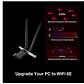 Adaptador PCIe inalámbrico de triple banda Wi-Fi 6E y Bluetooth 5.3 TP-Link Archer TXE72E AXE5400   - Miniatura 3