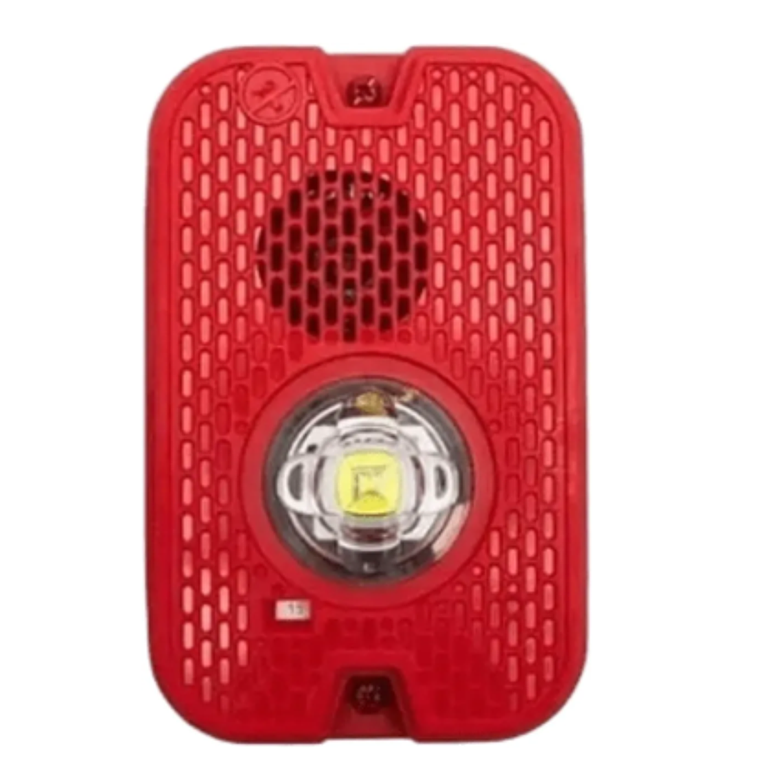 Sirena con luz estroboscópica led Exterior 1