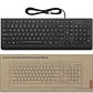 Teclado Cableado Lenovo - Ergonomic Design - Negro - Miniatura 3