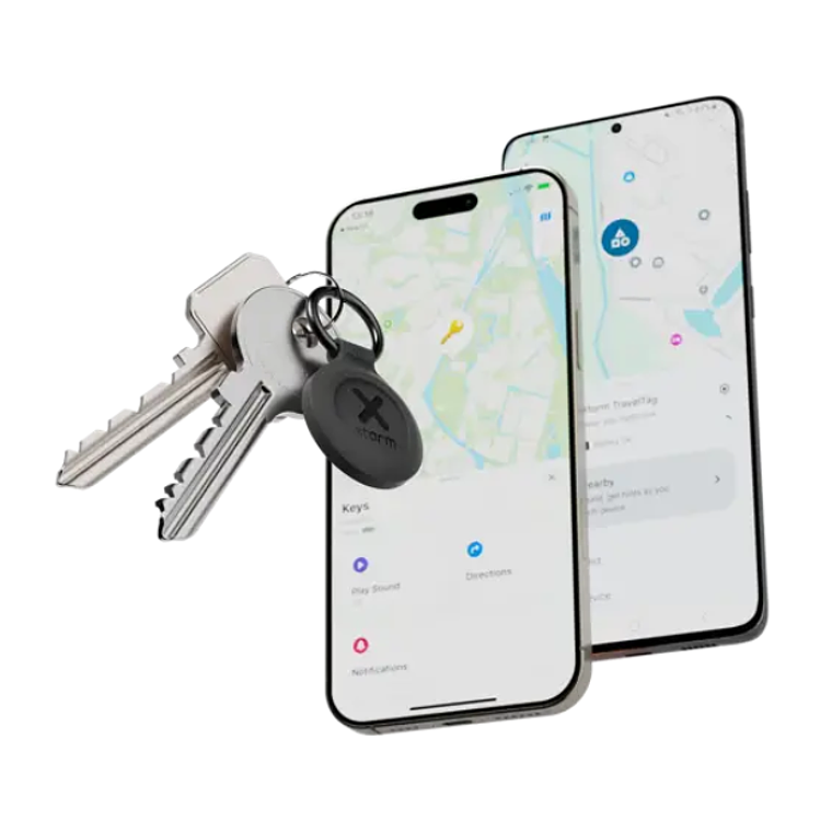 Rastreador Xtorm Travel Tag para iOS y Android, Resistente al Agua, Negro 2