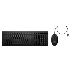 Set de Teclado y Mouse  Cableado - HP