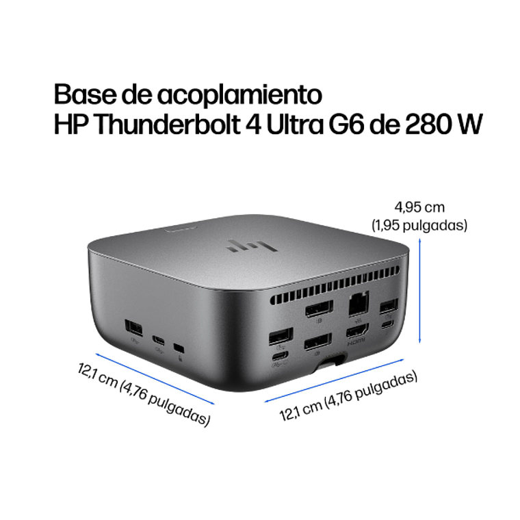Estación de Acoplamiento HP - Thunderbolt 4 280W Ultra G6 4