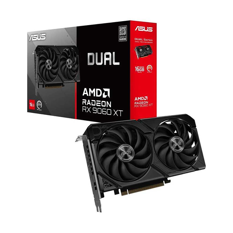 Tarjeta de Video ASUS Dual Radeon™ RX 9060 XT 16GB GDDR6 1