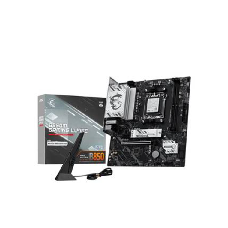 Placa Madre MSI B850M Gaming WiFi6E, Socket AM5, 2x DDR5, 2x M.2, PCie 2.5GbE, m-ATX 5