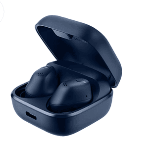 Audífonos Intrauriculares con micrófono accentum, inalámbrico, Bluetooth, Azul