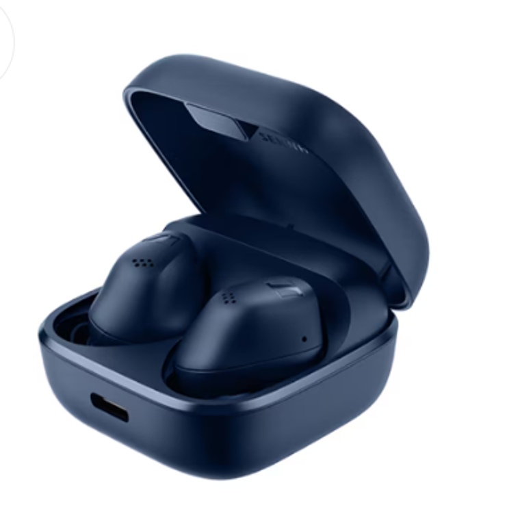 Audífonos Intrauriculares con micrófono accentum, inalámbrico, Bluetooth, Azul 1