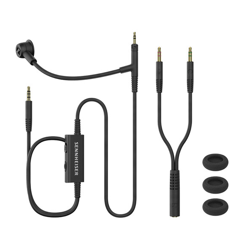 Micrófono con brazo articulado Sennheiser HD 500 BAM negro 3