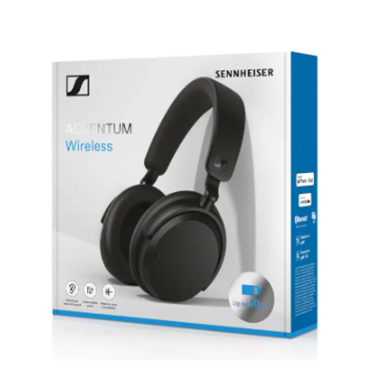 Audífono Inalámbricos Bluetooth Sennheiser Accentum - Over ear, ANC- Negro 5