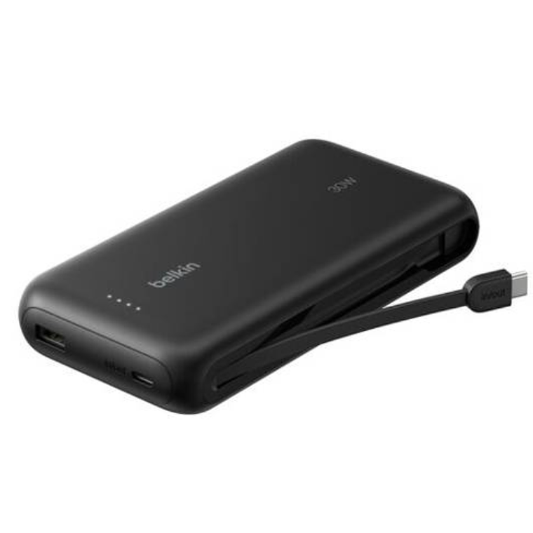 Batería 20.000 mAh con cable USB-C para Nintendo Switch 2 negra 1