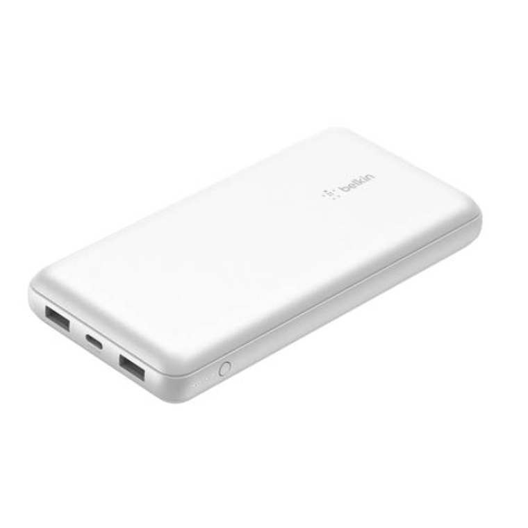 Bateria 20.000 mAh 2xUSB-A 1xUSB-C 15W Belkin blanca 1