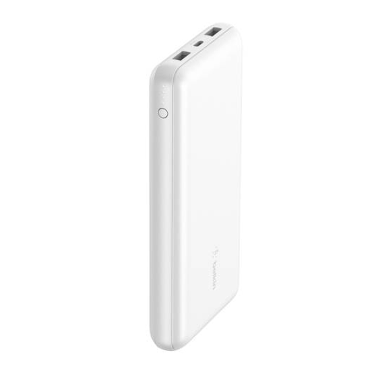 Bateria 20.000 mAh 2xUSB-A 1xUSB-C 15W Belkin blanca 5
