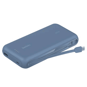 Bateria 20.000 mAh 30W PD con cable USB-C Belkin azul