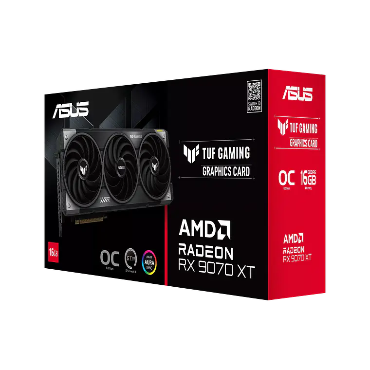 Tarjeta de Video Asus TUF Radeon RX 9070 XT 16GB  11