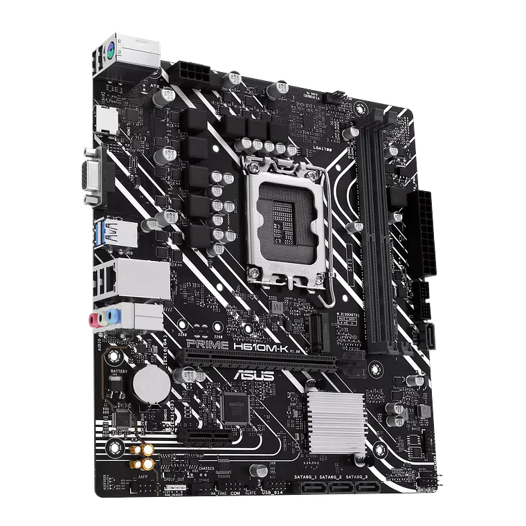 Placa Madre Asus PRIME H610M-K (LGA 1700), DDR5, PCIe 4.0) 4