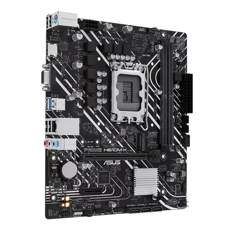 Placa Madre Asus PRIME H610M-K (LGA 1700), DDR5, PCIe 4.0) 5