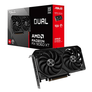 Tarjeta de Video ASUS Dual Radeon RX 9060 XT, 16GB GDDR6, 192-bit, PCI-e 5.0