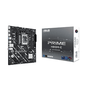 Tarjeta Madre ASUS PRIME H810M-E, Micro-ATX, LGA 1851, Intel H810, 128GB DDR5, HDMI/DP para Intel