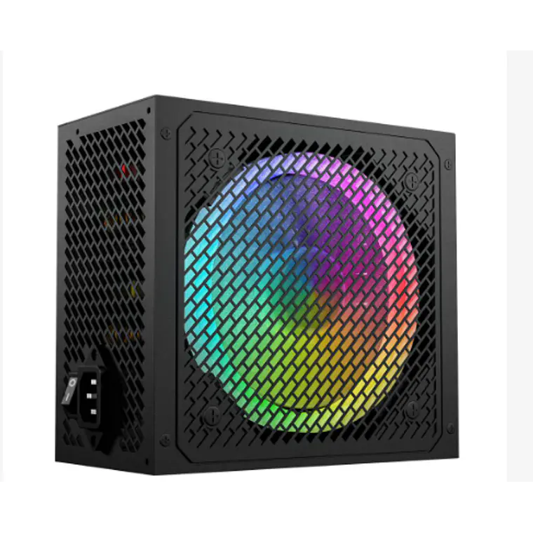 Fuente de Poder Esgaming ES-RGB750W 750W, Certificada 80+ Gold, RGB, ATX, PC Alto Rendimiento 1