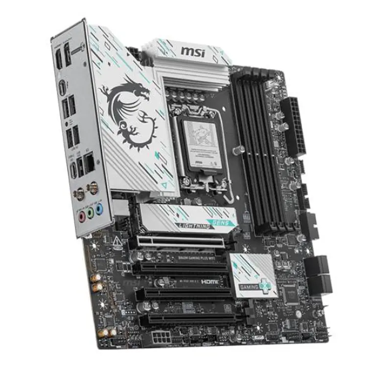 Placa Madre MSI B860M Gaming Plus WIFI Intel LGA 1851 4xDDR5 3xM.2 WiFi-7, 5G LAN, HDMI, Micro-ATX 1