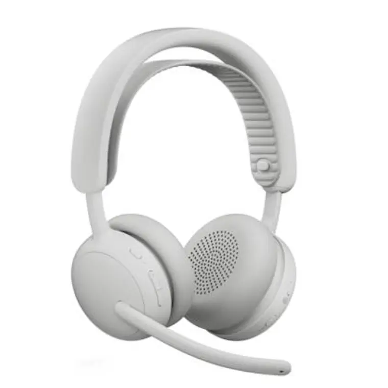Audífonos Inalámbricos, Bluetooth Off White con diseño Premium para Oficinas y Videollamadas - Logitech  2