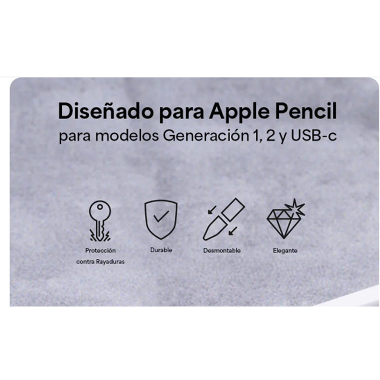 Puntas reemplazo 4 pack Apple Pencil Zagg colores 3