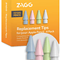 Puntas reemplazo 4 pack Apple Pencil Zagg colores - Miniatura 4