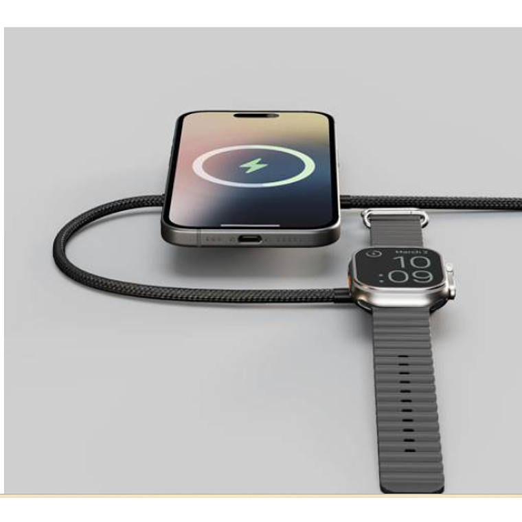 Base de carga 2 en 1 Wireless Zens Pro 2 negra 4