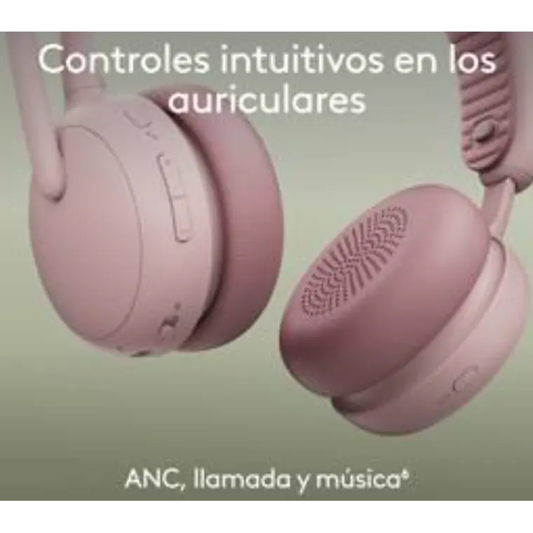 Audífonos inalámbricos Logitech Zone  - Bluetooth - Rose Limited 4