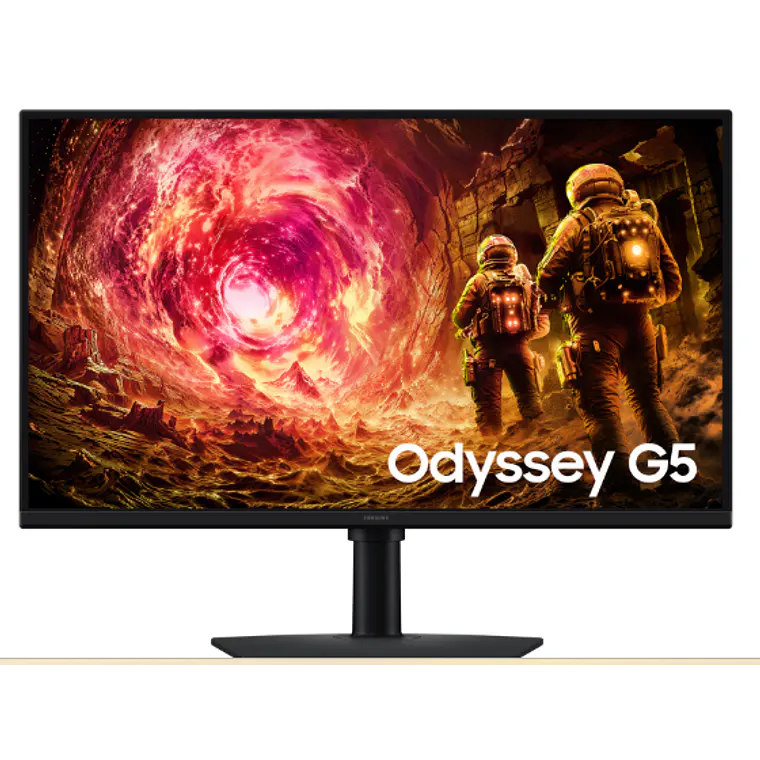 Monitor Gamer Samsung Odyssey G5 de 27“ (Fast IPS, QHD, 180Hz, 1ms, DPort+HDMI, FreeSync) 1