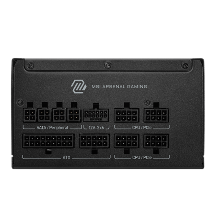 Fuente de Poder MSI MAG A1000GLS PCIE5, Full Modular, Conector 12V-6x2 3