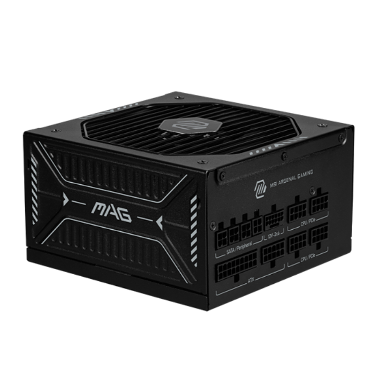 Fuente de Poder MSI MAG A1000GLS PCIE5, Full Modular, Conector 12V-6x2 2