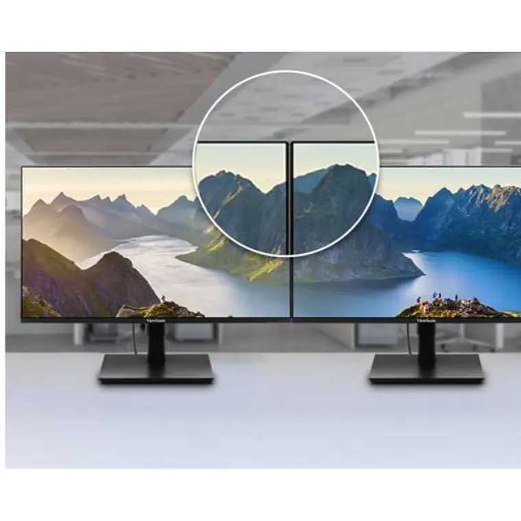 Monitor Plano ViewSonic 24” Full HD IPS 120Hz Ergonómico HDMI VA2448-MHJ  2