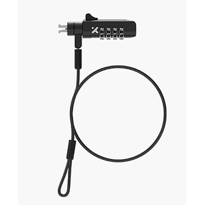 Candado de cable con combinación de 4 digitos - Xtech